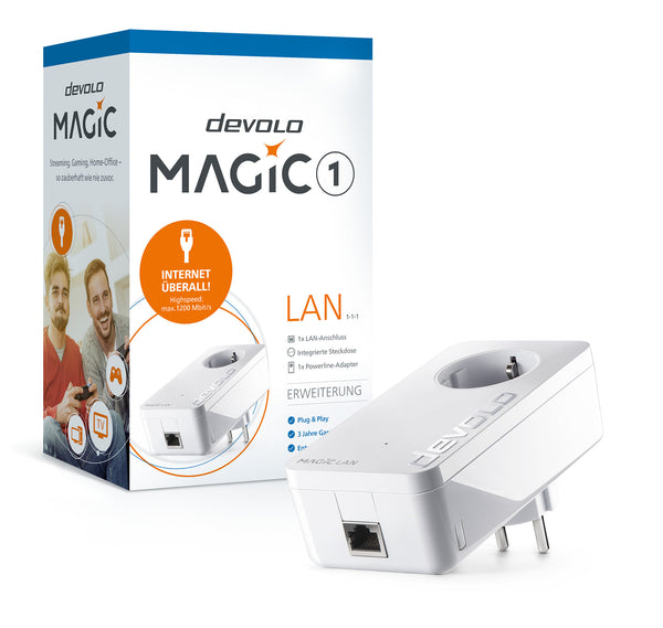 Devolo Magic 1 LAN 1200 Mbit/s Ethernet LAN Hvid 2 stk