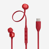 JBL Tune 310C Headset Ledningsført I ørerne Opkald/musik USB Type-C Rød
