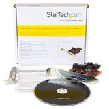 StarTech.com PEXUSB3S2EI interface-kort/adapter Intern SATA, USB 3.2 Gen 1 (3.1 Gen 1)