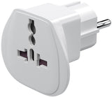 Goobay 94026 strømstik adapter Type F Type G (UK) Hvid
