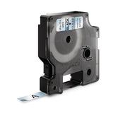 DYMO Ægte D1-etiketter | Sort skrift på gennemsigtig tape | 9 mm x 7 m | Selvklæbende etiketter til LabelManager-mærkningsmaskiner | Fremstillet i Europa