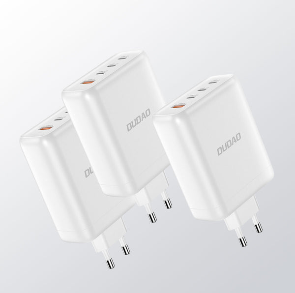 DUDAO A140 140W GaN Adapter Universel Hvid Vekselstrøm Hurtig opladning Indendørs