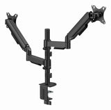 Gembird MA-DA2P-02 skærmbeslag og -stativer 81,3 cm (32") Skrivebord Sort
