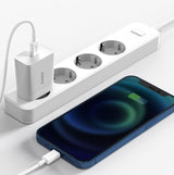 Baseus Speed Mini Smartphone Hvid Vekselstrøm Hurtig opladning Indendørs