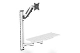 Digitus DA-90451 All-in-one PC/arbejdsstation montering & stativ 8 kg Sort, Hvid 81,3 cm (32")