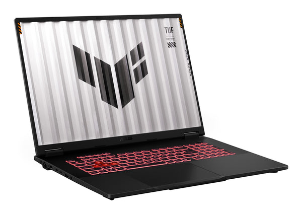 ASUS TUF Gaming A18 FA808UH-S8022 AMD Ryzen™ 7 260 Laptop 45,7 cm (18") WUXGA 16 GB DDR5-SDRAM 512 GB SSD NVIDIA GeForce RTX 5050 Wi-Fi 6E (802.11ax) Tysk Sort, Grå