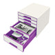 Leitz Skuffekabinet Desk Cube WOW 5-skuffer