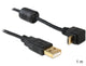 DeLOCK USB2.0 1m USB-kabel USB A Micro-USB B 0,48 Gbit/sek. Sort