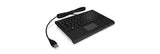 KeySonic ACK-3410 (DE) tastatur Kontor USB QWERTZ Tysk Sort