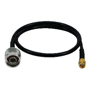 LogiLink 0.5m RP-SMA/N signalkabel 0,5 m Sort