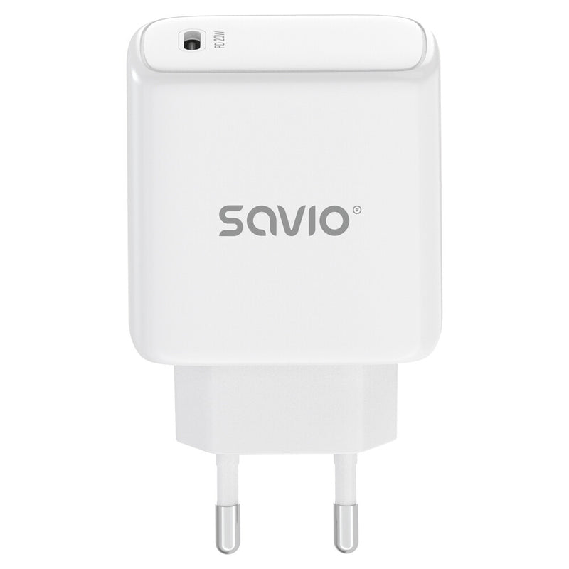 Savio LA-14 oplader til mobil enhed Universel Hvid Vekselstrøm Udendørs