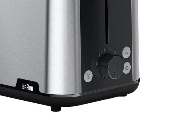 Braun HT 1510 8 2 skive(r) 900 W Sort, Rustfrit stål