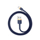 Baseus CALKLF-BV3 kabel til mobiltelefon Blå, Guld 1 m USB A Lightning