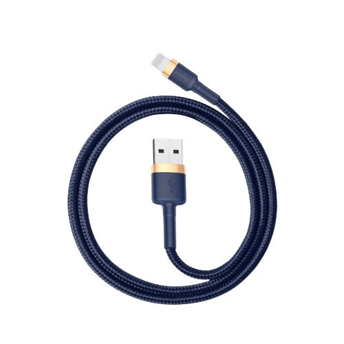 Baseus CALKLF-BV3 kabel til mobiltelefon Blå, Guld 1 m USB A Lightning