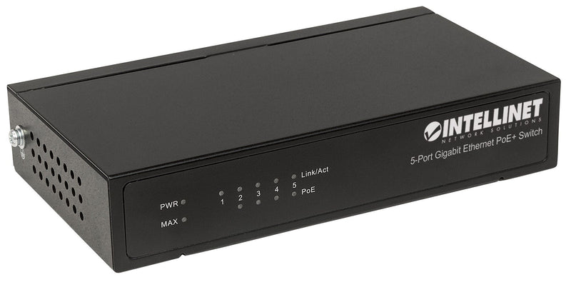 Intellinet 561228 netværksswitch Ikke administreret Gigabit Ethernet (10/100/1000) Strøm over Ethernet (PoE) Sort