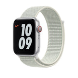 Apple MGQJ3FE/A Smart bærbart (wearable) tilbehør Band Grå, Hvid Nylon