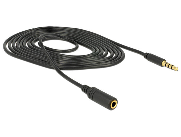DeLOCK 84667 lydkabel 2 m 3.5mm Sort