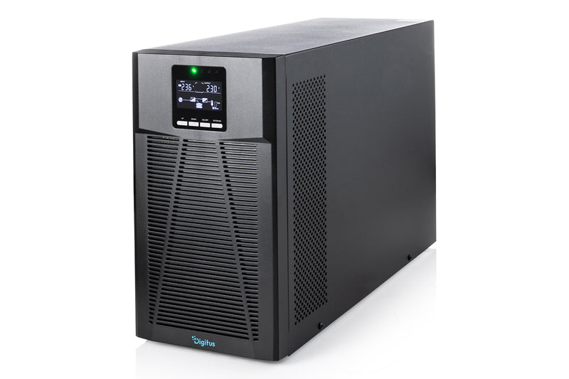 Digitus DN-170131 UPS-enhed Dobbeltkonvertering (online) 2 kVA 2000 W 8 AC stikkontakt(er)