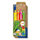 Staedtler 140 C4P1 farveblyant Grøn, Orange, Lyserød, Gul 4 stk