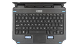 Gamber-Johnson 7160-1869-00 tastatur til mobil enhed QWERTY US engelsk Pogo Pin Sort