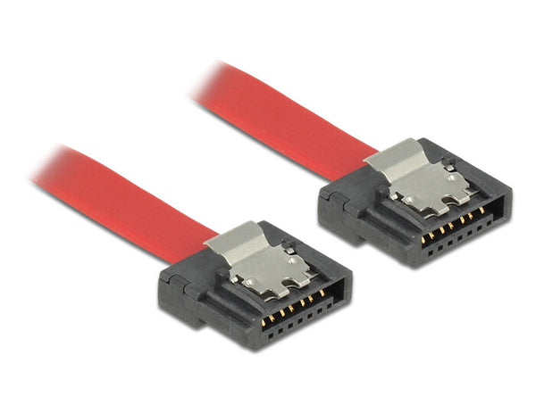 DeLOCK 0.5m SATA III SATA-kabel 0,5 m SATA 7-pin Rød