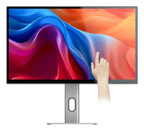 ALOGIC 27C5KPDT computerskærm 68,6 cm (27") 5120 x 2880 pixel 5K Ultra HD LED Berøringsskærm Multibruger Sort, Sølv