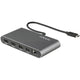 StarTech.com TB3DKM2HDL dockingstation Ledningsført Thunderbolt 3 Grå