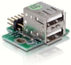 DeLOCK USB Pinheader USB 2.0 A Sølv