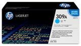 HP 309A Cyan Original LaserJet Toner Cartridge tonerpatron 1 stk Blå
