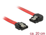 DeLOCK 83962 SATA-kabel 0,2 m SATA 7-pin Rød