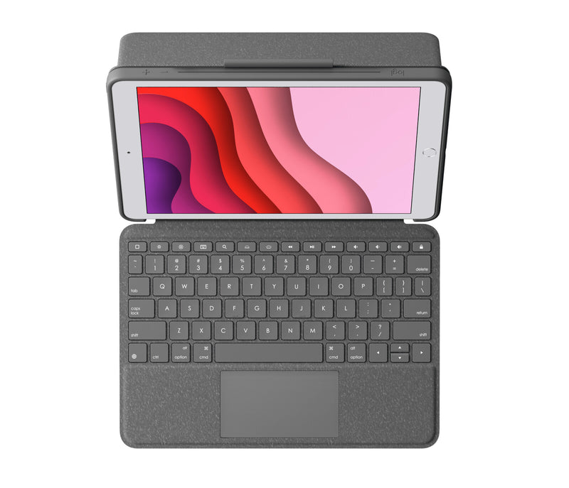 Logitech Combo Touch QWERTY UK engelsk Smart Connector Grafit