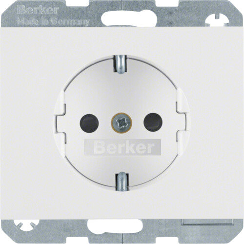 Hager 47357009 stikkontakt Type F Hvid