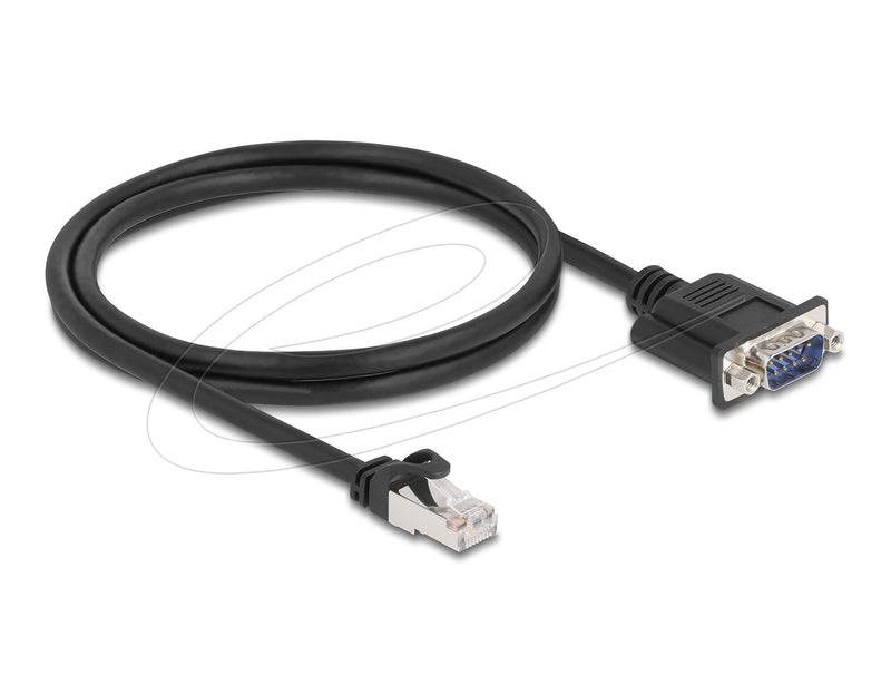 DeLOCK 64351 netværkskabel Sort 1 m Cat5e S/UTP (STP)