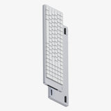 Lofree Flow 2 100 tastatur Universel USB + RF Wireless + Bluetooth QWERTY Sølv, Hvid