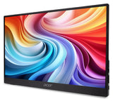 Acer PM161QB1bmiuux Bærbar skærm Sort 39,6 cm (15.6") LCD 1920 x 1080 pixel