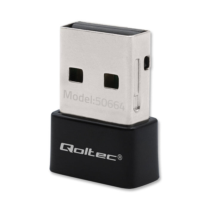 Qoltec 50664 WLAN adgangspunkt 650 Mbit/s Sort