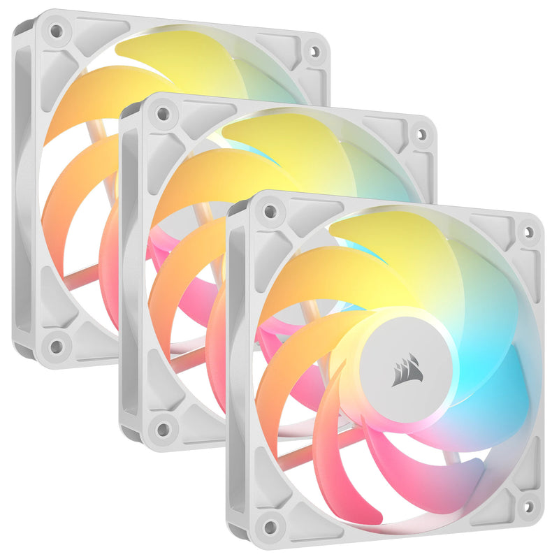 Corsair RS120-R ARGB Computerkabinet Ventilator 12 cm Hvid 3 stk