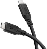 Goobay 74185 USB-kabel USB4 Gen 2x2 1,8 m USB C 40 Gbit/sek. 240 W Sort