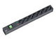 Bachmann 333.535 strømforsyningsenhed (PDU) 7 AC stikkontakt(er) 1U Sort