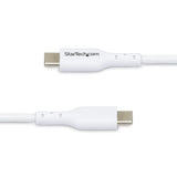 StarTech.com USB2CC1MNCWHE USB-kabel USB 2.0 1 m USB C 0,48 Gbit/sek. 60 W Hvid
