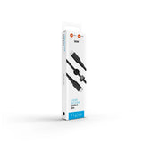 FIXED FIXDLS-CC2-BK USB-kabel USB 2.0 2 m USB C 4,8 Gbit/sek. Sort