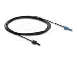 DeLOCK 91026 fiber adapter 1 stk Sort, Blå