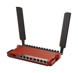 Mikrotik L009UiGS-2HaxD-IN trådløs router Gigabit Ethernet Enkelt band (2,4 GHz) Rød