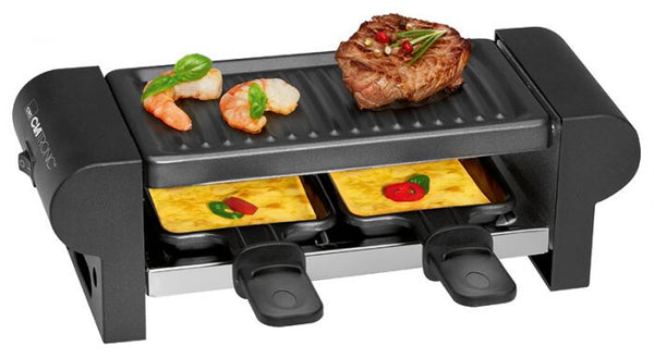 Clatronic RG 3592 raclette grill 2 person(er) Sort