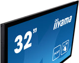 iiyama ProLite TF3215MC-B2AG computerskærm 80 cm (31.5") 1920 x 1080 pixel Fuld HD LED Berøringsskærm Kiosk Sort