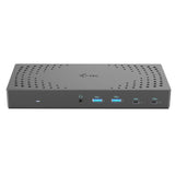 i-tec CATRIPLE4KDOCKPD2 dockingstation Ledningsført USB 3.2 Gen 2 (3.1 Gen 2) Type-C Grå