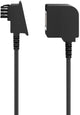 Goobay 50243 telefonkabel 6 m Sort