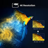 Hisense PL1SE projektion-tv Ultrakort projektor med kort projiceringsafstand 2100 ANSI lumens UHD 4K (3840x2160) Sort, Mørkegrå