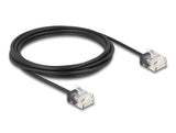 DeLOCK 80373 netværkskabel Sort 3 m Cat6 U/UTP (UTP)