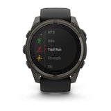 Garmin fenix 8 3,56 cm (1.4") 51 mm Digital 280 x 280 pixel Berøringsskærm Titanium Wi-Fi GPS (satellit)